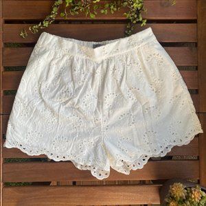 White Eyelet Shorts 🤍